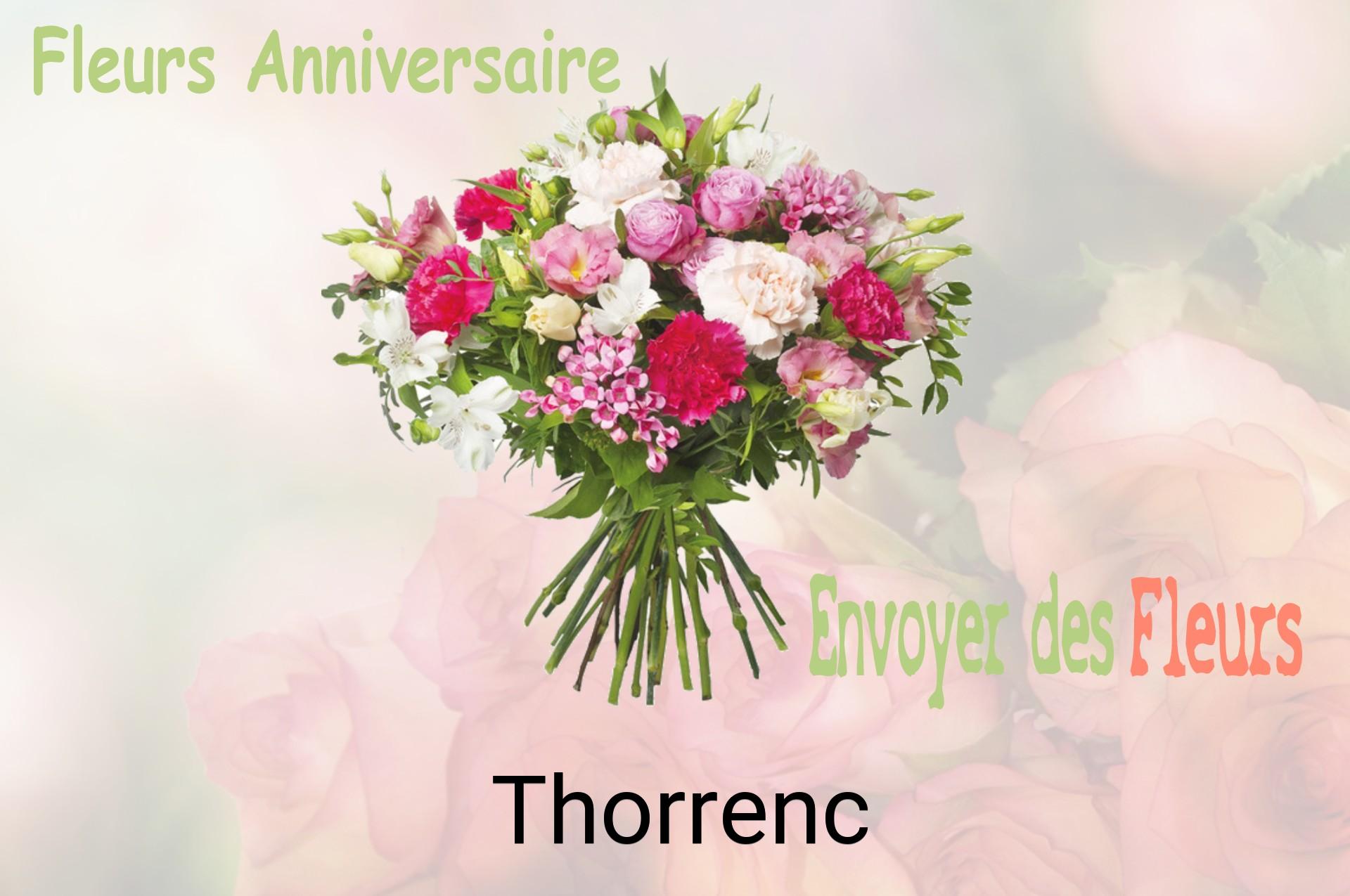 Bouquet de fleurs d’anniversaire livré à Thorrenc