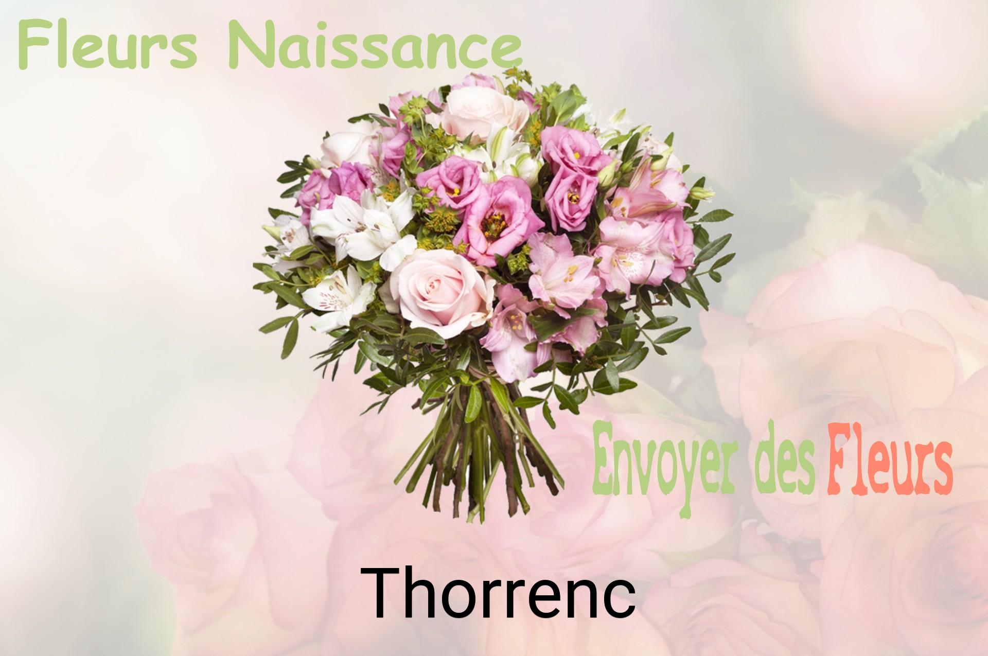 Bouquet de fleurs de naissance livré à Thorrenc